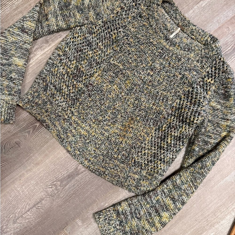 Free People Earthy Knit Sweater